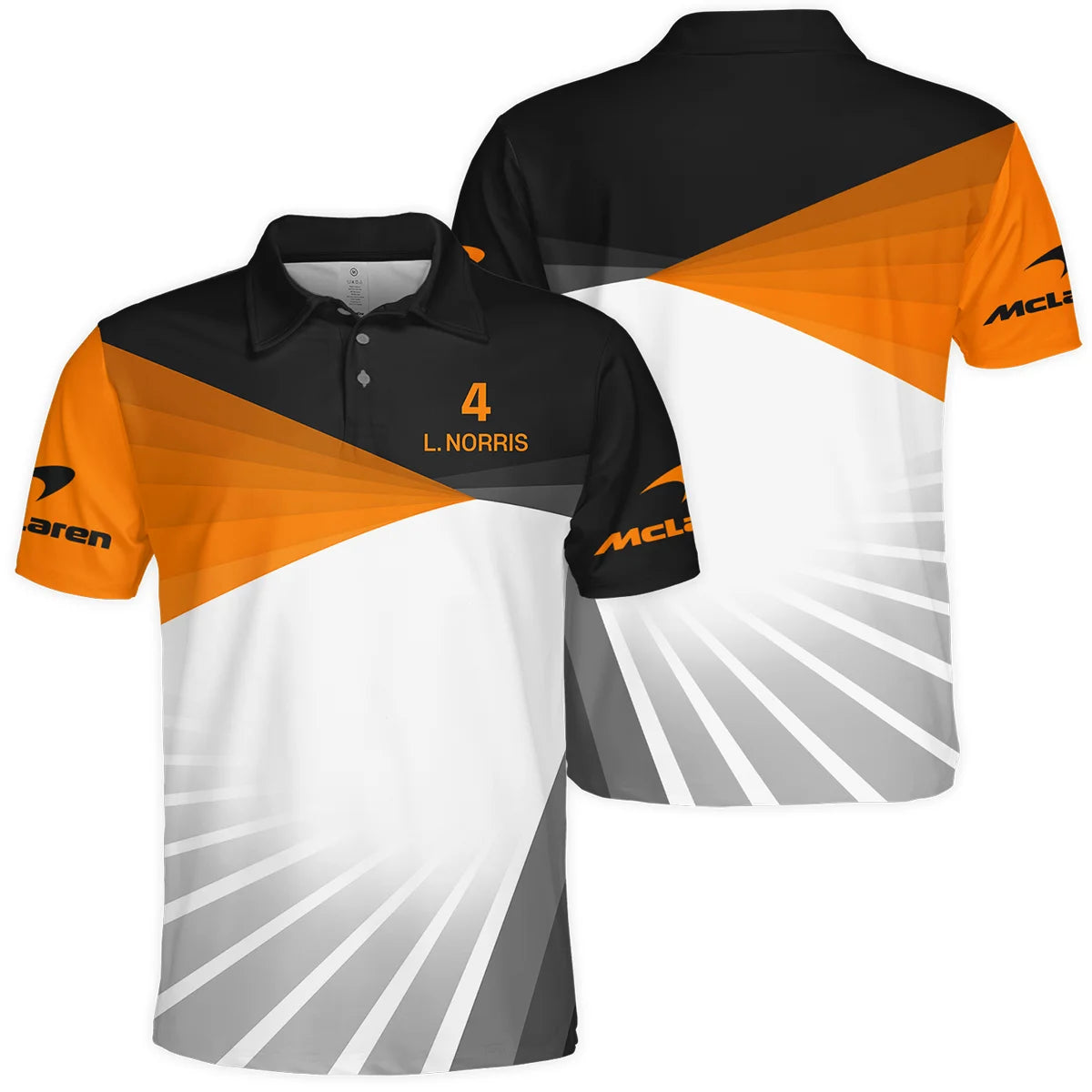 Lando Norris McLaren F1 Polo Shirt All Over Prints BLMCL3425A3PL