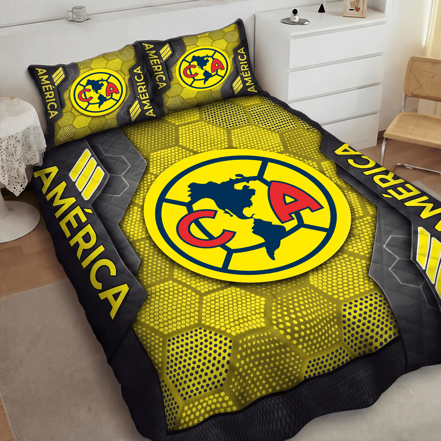 América Inspired Full Bedding Set