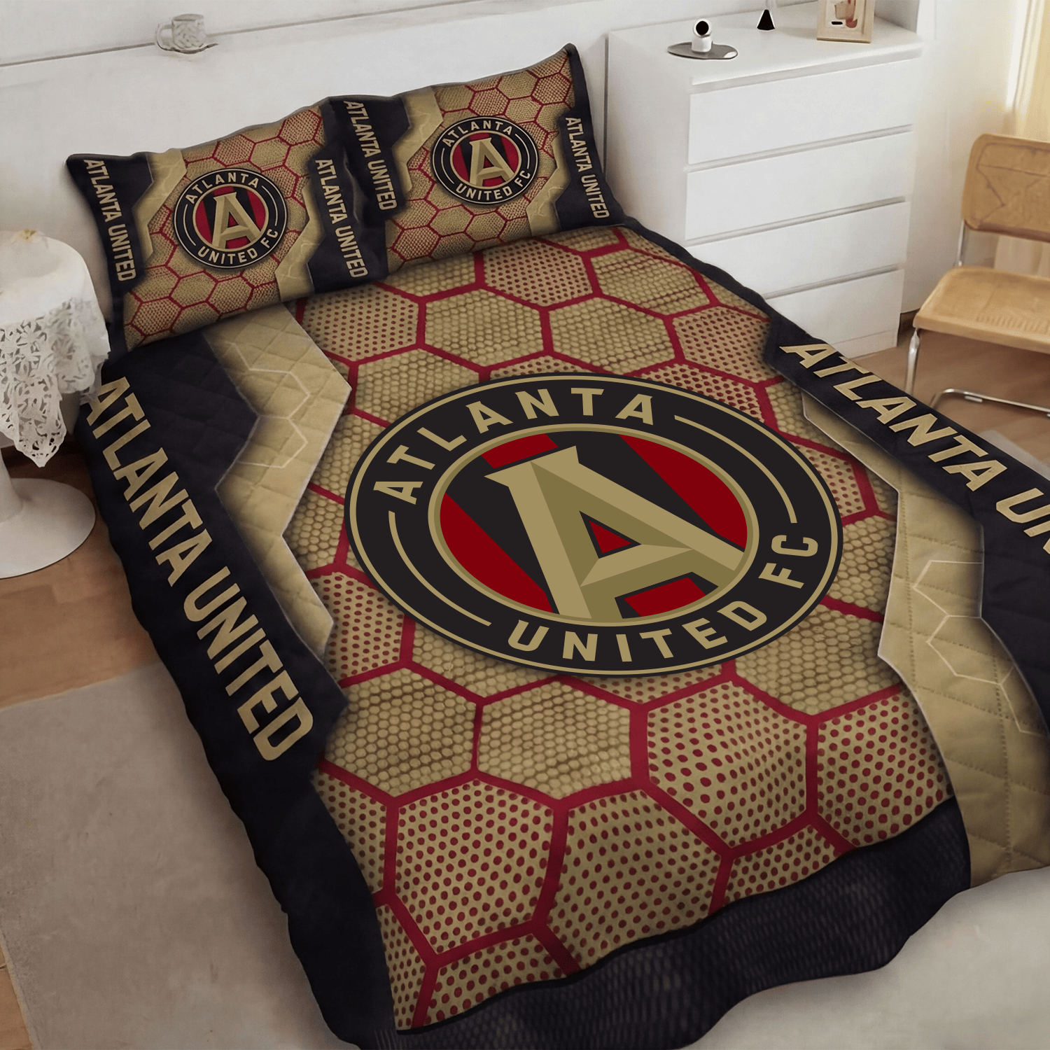 Atlanta United FC Inspired Quilt Set